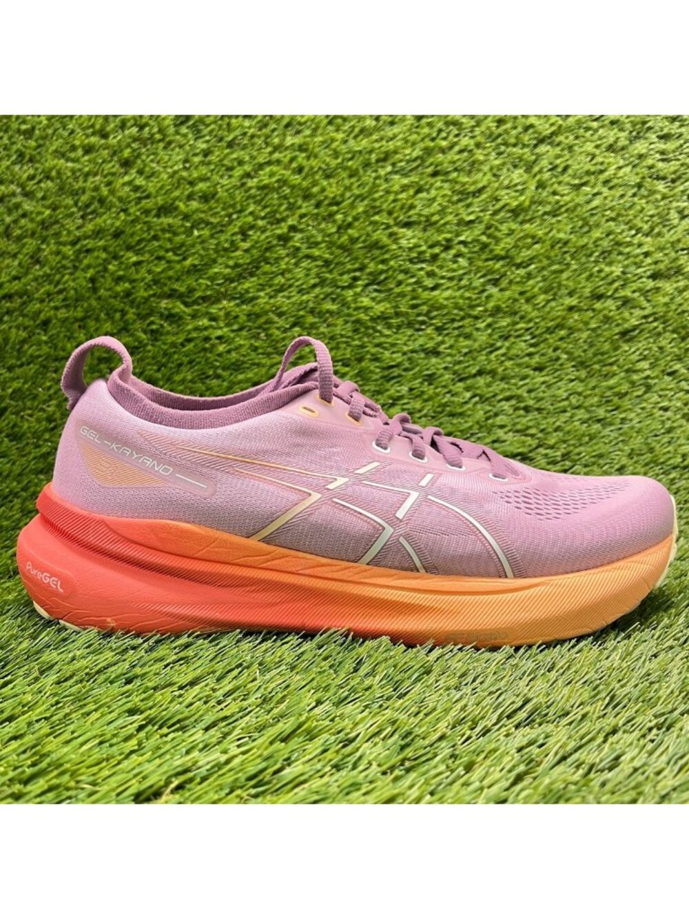 Asics Gel-Kayano 31 Womens Size 11 Purple Orange Athletic Running Shoes Sneakers